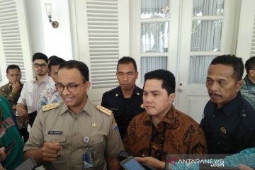 Menteri BUMN sambangi Balai Kota Jakarta bahas integrasi transportasi