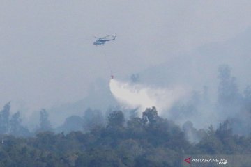 Pemadaman karhutla cagar alam di Banyuwangi