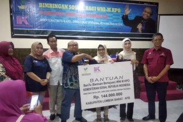 Kemensos berikan bimbingan dan bantuan untuk 490 WNI MKPO