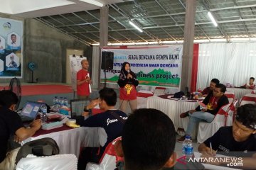 Lokakarya sekolah aman gempa bumi digelar PMI Jabar