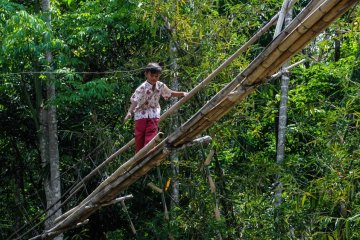 Pembangunan jembatan gantung didambakan warga pedalaman Lebak-Banten