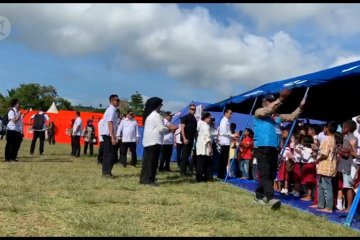 Presiden Jokowi kunjungi  korban gempa Maluku