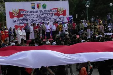 Jelang pelantikan Presiden, masyarakat Kota Malang berdoa bersama