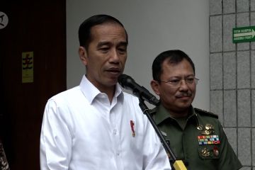 Jokowi sebut kondisi Wiranto kian stabil dan membaik