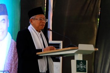 Ma'ruf Amin berharap NU bangun gerakan kontra radikalisme