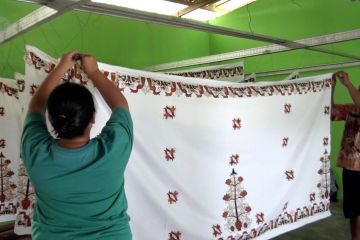 Mengenal Benang Bintik, batik khas Kalimantan Tengah