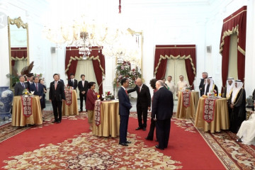 Presiden Jokowi terima kunjungan pimpinan negara sahabat usai pelantikan