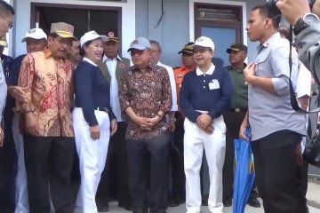 Wapres kunjungi lokasi pembangunan hunian tetap di Palu