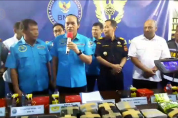 BNN gagalkan penyelundupan 38 kg sabu dari Malaysia