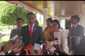 Jokowi ajak seluruh anggota keluarga hadiri pelantikan presiden