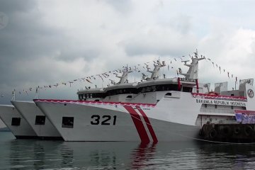 Bakamla kini diperkuat tiga kapal patroli baru