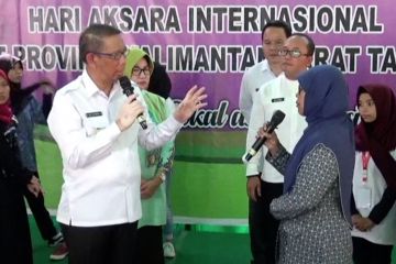 Pemprov Kalbar ajak masyarakat berantas buta aksara