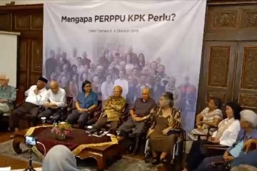 Tokoh senior nasional dukung penerbitan Perppu KPK