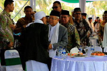 Ma’ruf Amin pasrahkan hasil rakernas terkait statusnya di MUI