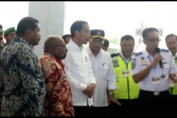 Presiden tinjau pembangunan Pasar Woma Wamena Papua