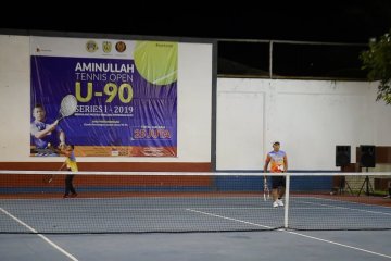 Turnamen tenis jaring atlet PON 2020