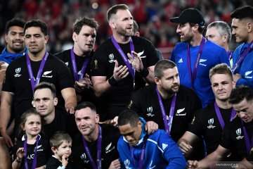 Selandia Baru menangi medali perunggu Piala Dunia Rugby
