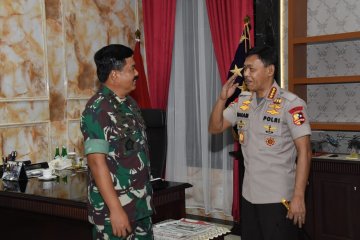 Idham Aziz sambangi Hadi Tjahjanto perkuat soliditas TNI-Polri