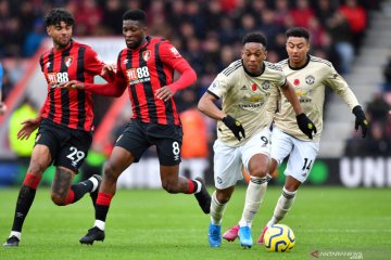 Liga Inggris, Bournemouth tumbangkan Manchester United 1-0