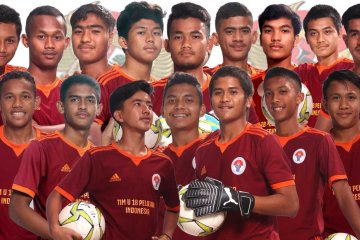 Tim Indonesia untuk Asia Schools Football U-18 resmi terbentuk