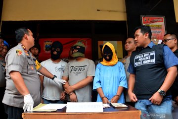 Penangkapan pelaku judi Pilkades Jombang