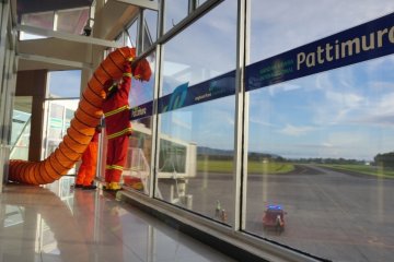 Bandara Pattimura pasang pemindai suhu tubuh, antisipasi Virus Corona