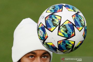 Neymar ikuti latihan Paris St Germain