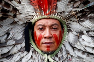 Demo menentang penghancuran hutan Amazon