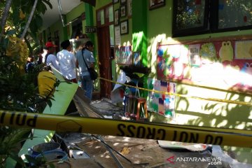 Polri menggandeng ahli dari PUPR telisik spesifikasi bangunan SD roboh