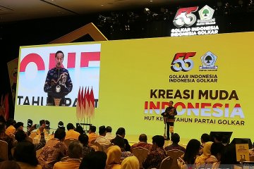Jokowi hadiri peringatan HUT Ke-55 Golkar