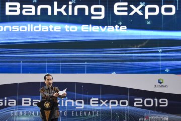 Presiden Jokowi buka Indonesia Banking Expo 2019