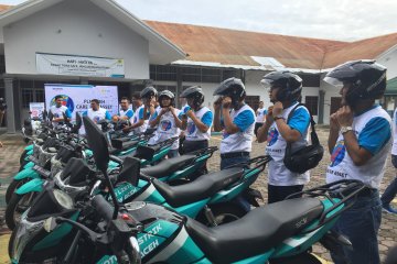 Cara unik PLN Aceh sambangi aset dengan motor listrik