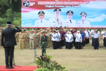 Jawa Tengah gelar upacara peringatan Hari Pahlawan di desa