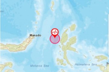 Gempa di Maluku Utara terasa di Gorontalo