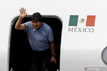 Presiden terguling Bolivia Evo Morales mendapat suaka politik di Meksiko