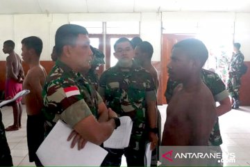 Persiapan pembukaan kodim,TNI rekrut putra asli Papua