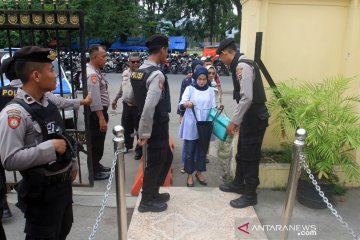 Polresta Padang perketat penjagaan usai ledakan di Polrestabes Medan