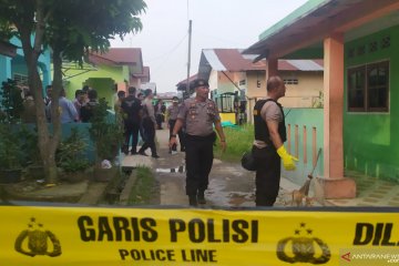 Polisi geledah rumah terduga pembom bunuh diri di Polrestabes Medan