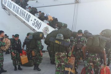 465 Anggota TNI BKO ditarik dari Papua Barat