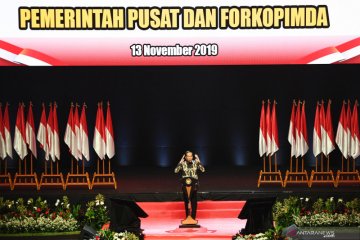 Rakornas Forkopimda, Jokowi bersyukur pertumbuhan ekonomi terjaga