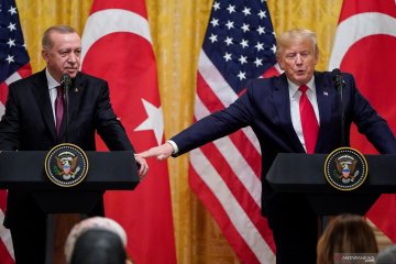 Erdogan sebut sepakat dengan Trump untuk sejumlah isu terkait Libya