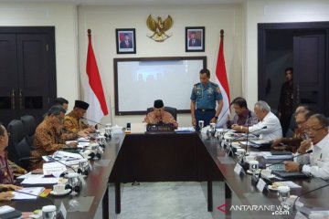 Wapres Ma'ruf pimpin rapat rekonstruksi Palu dan Lombok