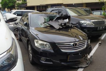 Pengendara Camry sempat berniat kabur usai tabrak GrabWheels