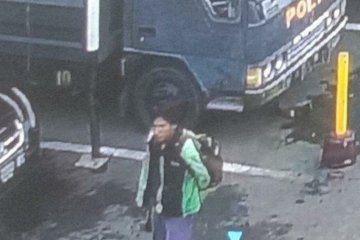Hoaks, pria meledak di Poltabes Medan adalah pengemudi "ojol" yang dijebak