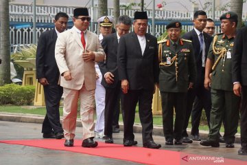 Menhan Prabowo ke Malaysia