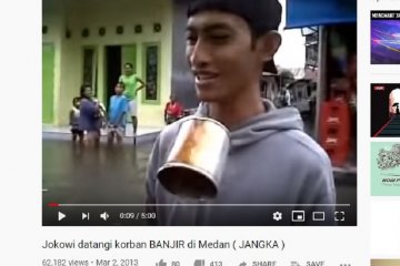Pelaku bom bunuh diri Medan buat parodi liputan banjir di YouTube
