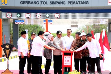 Presiden Jokowi resmikan tol Terpeka sepanjang 189 km
