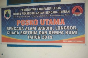 BPBD Lebak siagakan relawan di posko utama hadapi pancaroba