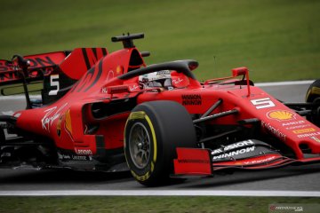 Duo Ferrari tercepat di FP2 Grand Prix Brazil