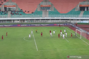 Timnas U-23 Indonesia imbang 1-1 dengan Iran babak pertama